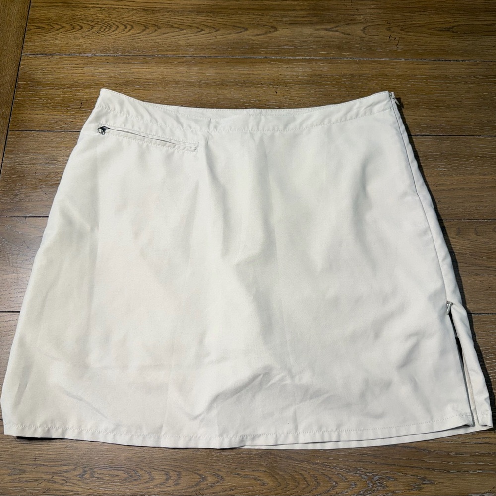 Patagonia Worn Wear Duway Skort Size 12 Light Tan Outsoor Casual